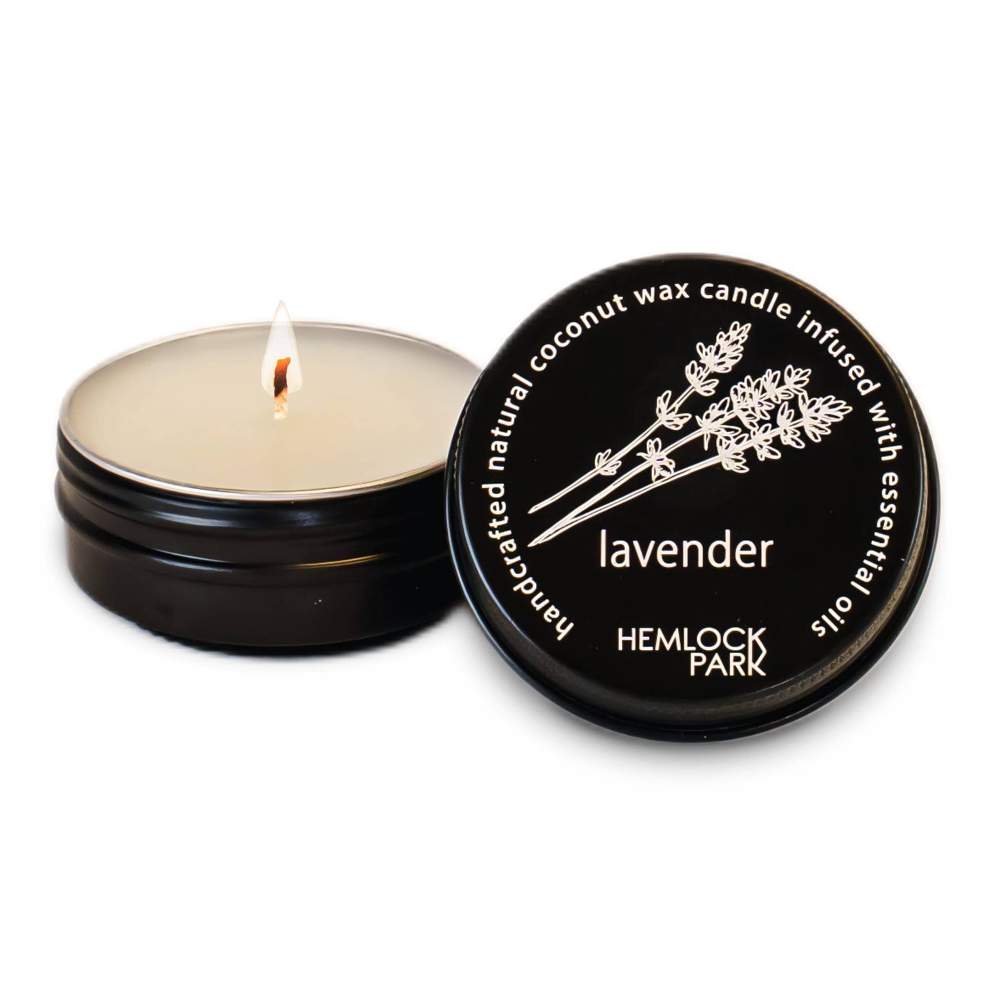 Hemlock Park - Lavender | 1 oz Travel Size Tea Light Candle