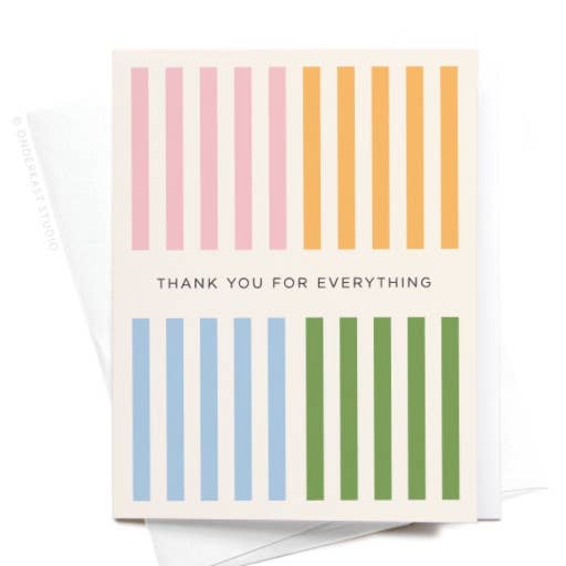 Onderkast Studio - Thank You for Everything Greeting Card
