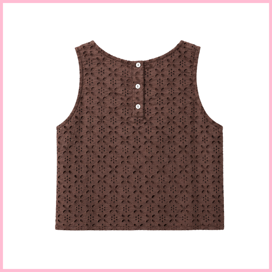 Lucy Tank Top in Chocolate