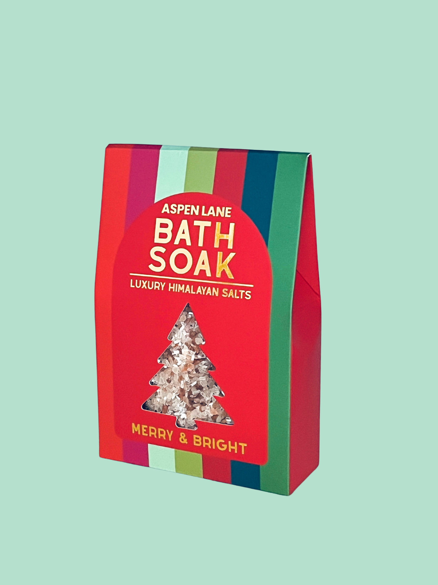Aspen Lane - Merry and Bright Bath Salt Gift Stocking Stuffer