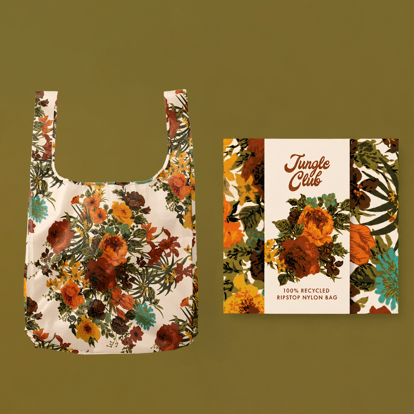 Jungle Club - Beverly Floral Reusable Bag