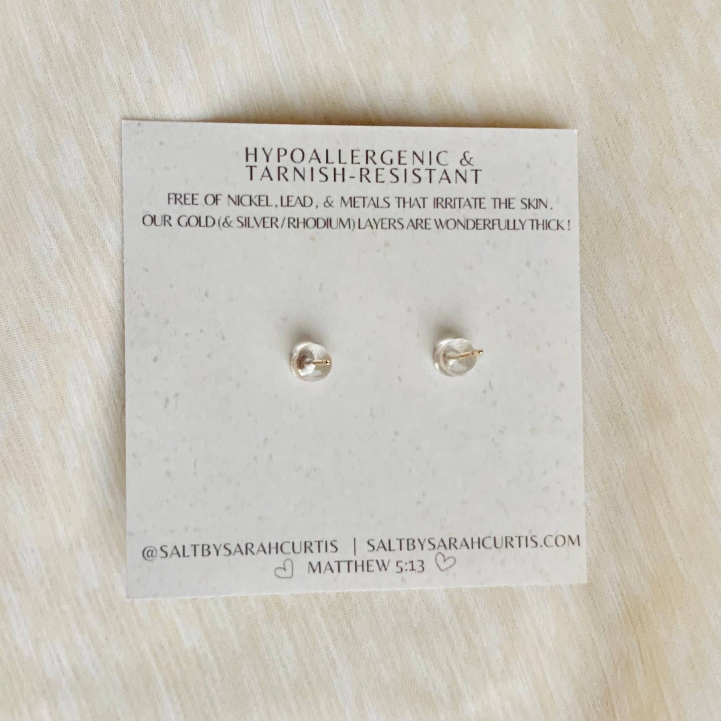STAR & MOON STUDS | gold | tiny & dainty stud earrings