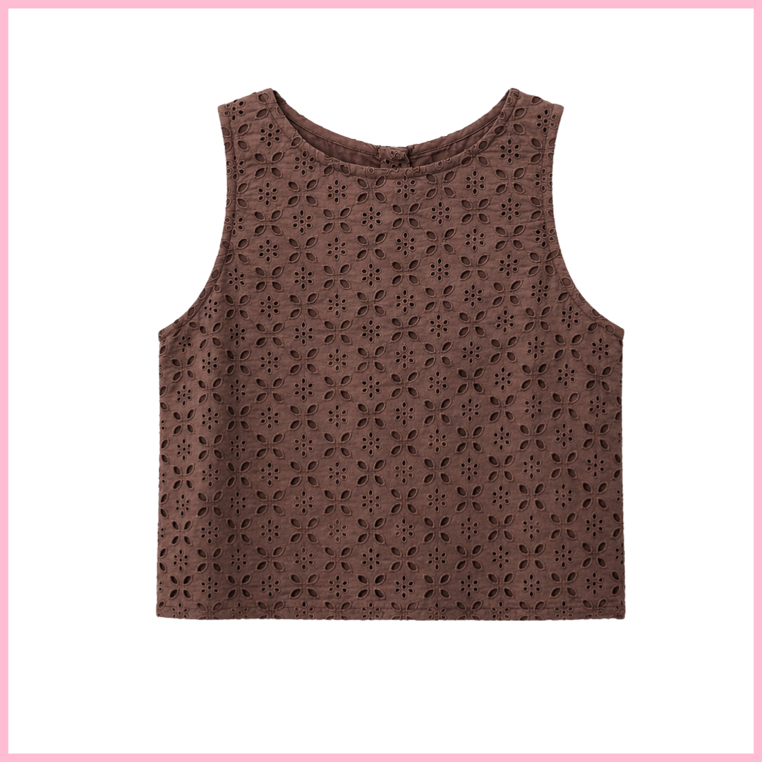 Lucy Tank Top in Chocolate