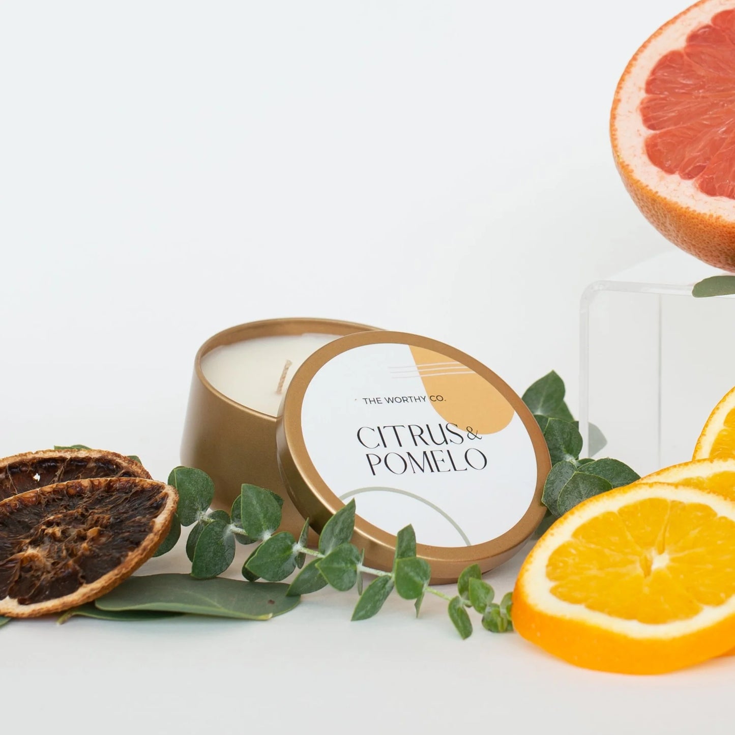 Citrus + Pomelo Tin Candle