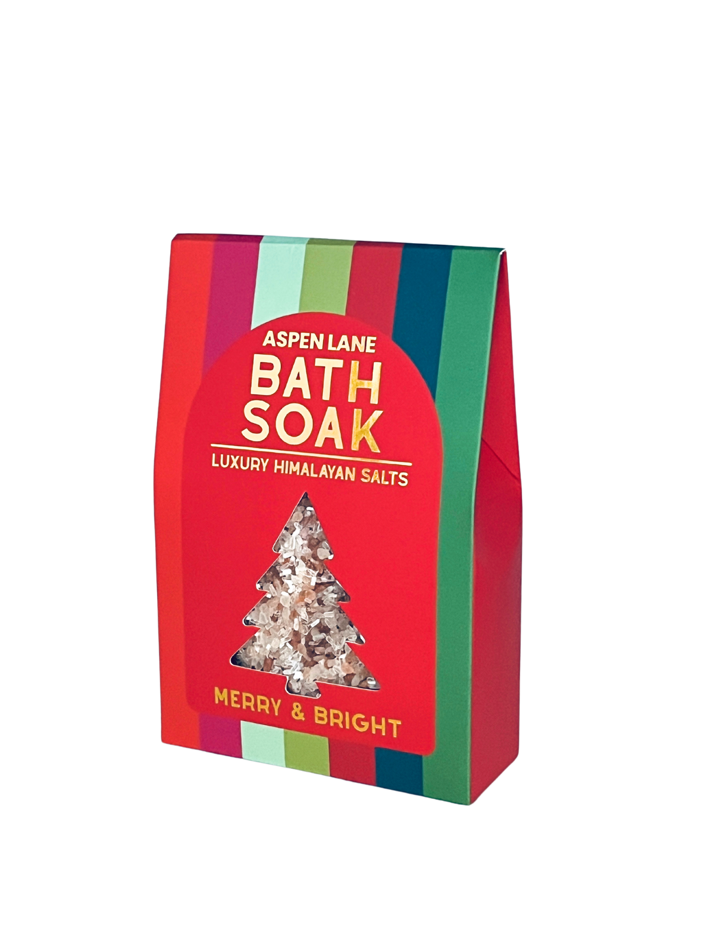 Aspen Lane - Merry and Bright Bath Salt Gift Stocking Stuffer