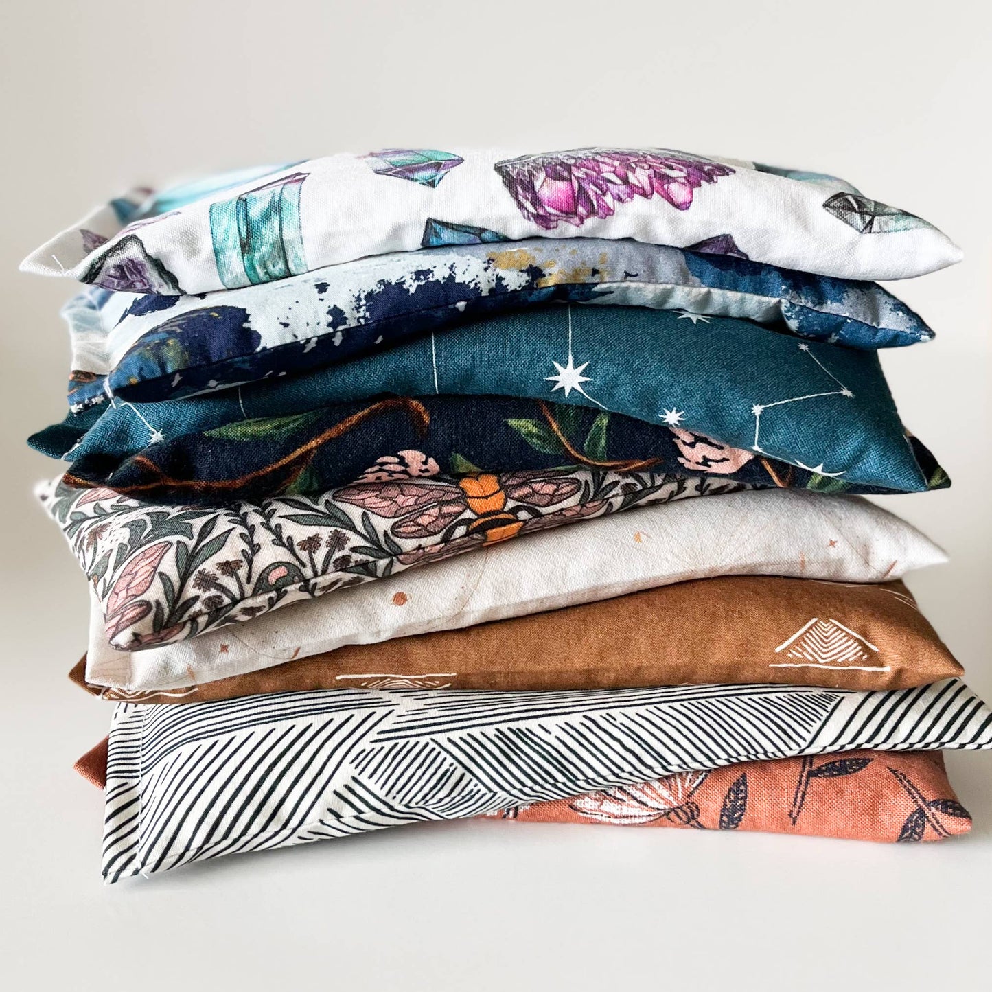 The Bohemian Box Shop - Lavender Eye Pillow - Earth Tone Florals