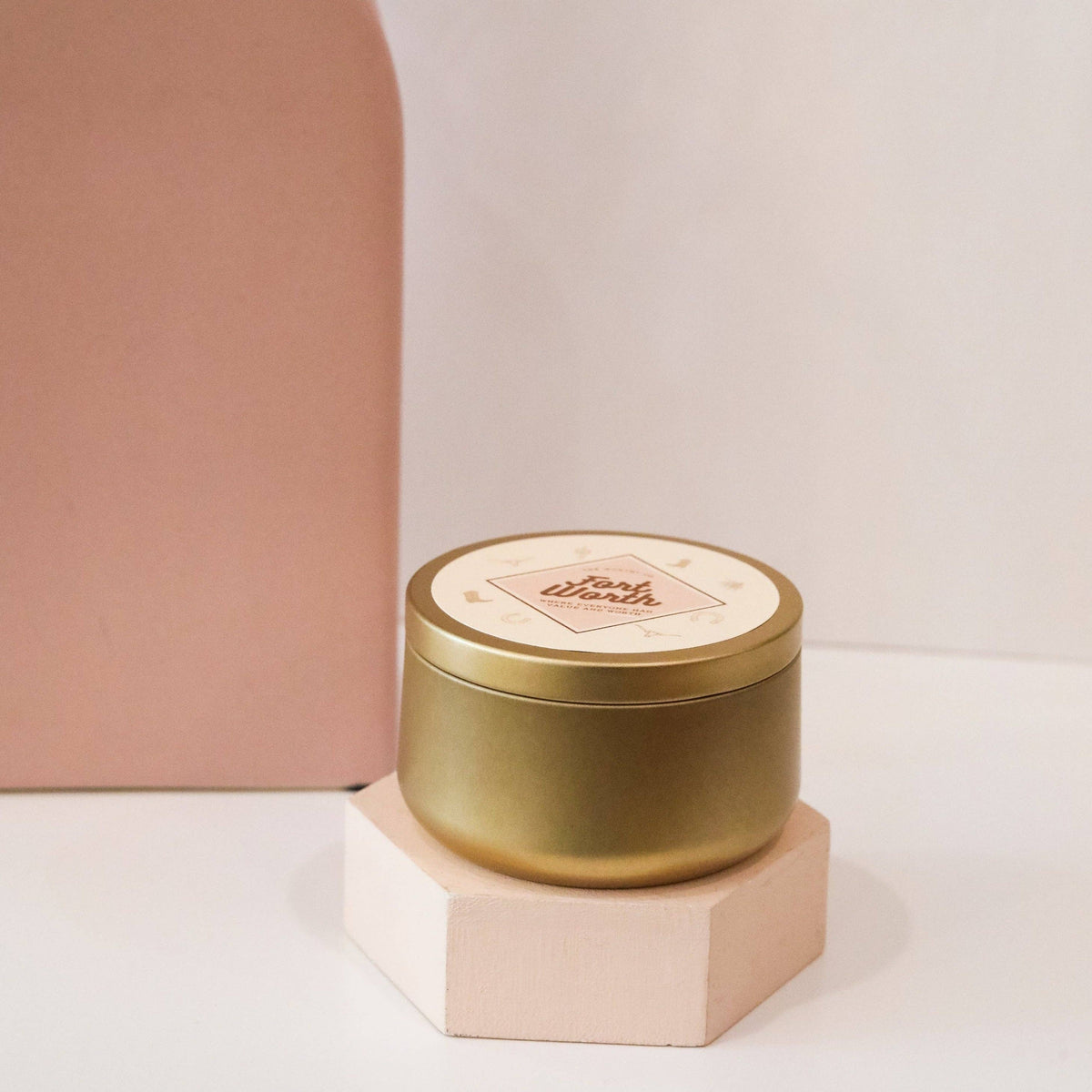 The Worthy Co - Signature Fort Worth Tin Candle